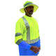 Forester Hi-Vis Blue Bottom Class 3 Reflective Safety Long Sleeve Shirt - Safety Green Forester Hi-Vis Blue Bottom Class 3 Reflective Safety Long Sleeve Shirt - Safety Green